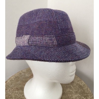 AVOCA COLLECTION IRELAND s Small Purple Lavender Wool Bucket Hat  eb-46386014